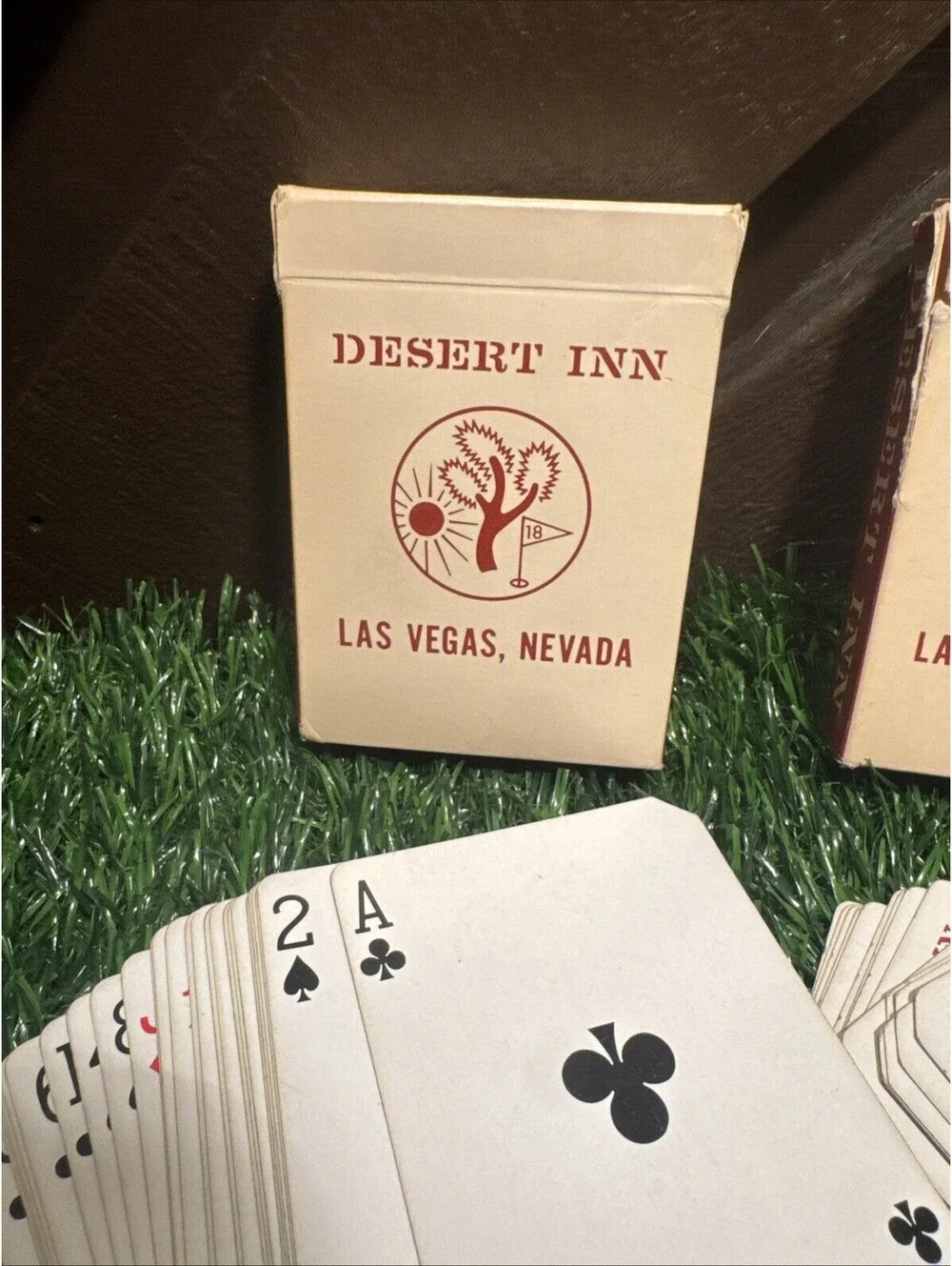 VTG Desert Inn Las Vegas 2 Deck Cards Cancelled Golf Logo
